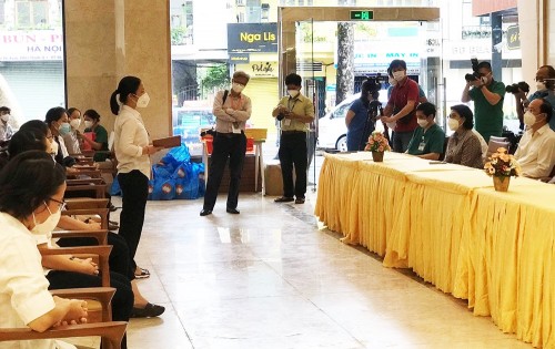 TGP Sài Gòn: 29 tu sĩ hoàn thành 1 tháng phục vụ tại Bệnh viện Dã chiến 16 (đợt 2)